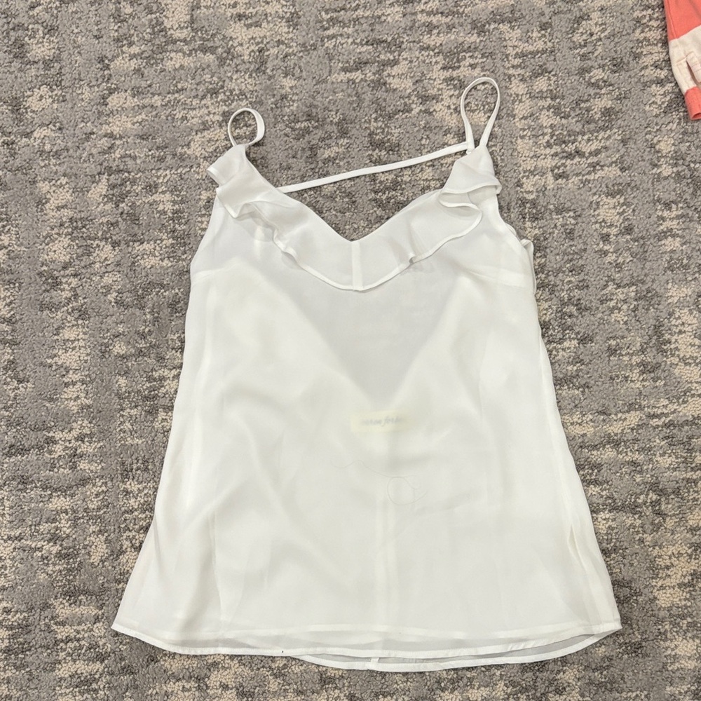 Elegant White Women's Tank Top